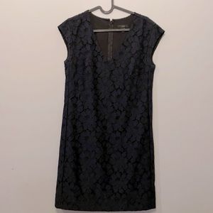 J Crew Sleeveless Floral Lace Shift Sheath Dress